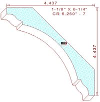 Crown 6-1/4" - 7 Crown 6-1/4" - 7