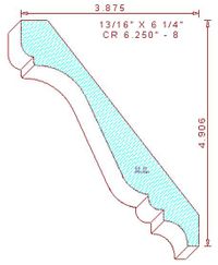 Crown 6-1/4" - 8 Crown 6-1/4" - 8