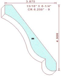 Crown 6-1/4" - 9 Crown 6-1/4" - 9