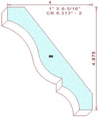 Crown 6-5/16" - 2 Crown 6-5/16" - 2