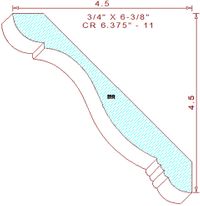 Crown 6-3/8" - 11 Crown 6-3/8" - 11