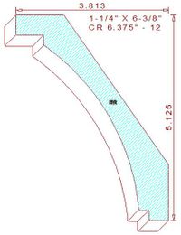 Crown 6-3/8" - 12 Crown 6-3/8" - 12
