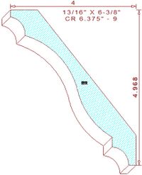 Crown 6-3/8" - 9