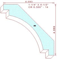 Crown 6-1/2" - 14 Crown 6-1/2" - 14