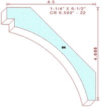 Crown 6-1/2" - 22 Crown 6-1/2" - 22