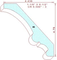 Crown 6-1/2" - 3 Crown 6-1/2" - 3