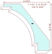 Crown 6-9/16" Crown 6-9/16"