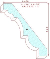 Crown Moulding 6-7/8" - 2