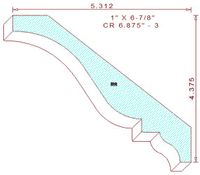 Crown 6-7/8" - 3 Crown 6-7/8" - 3