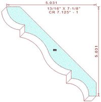 Crown Moulding 7-1/8" - 1