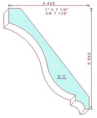 Crown Moulding 7-1/8"