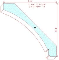 Crown Moulding 7-3/4" - 3