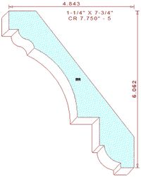 Crown Moulding 7-3/4" - 5