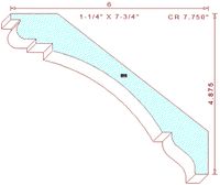 Crown Moulding 7-3/4" Crown Moulding 7-3/4"