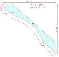 Crown Moulding 7-13/16" - 1