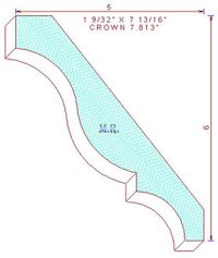 Crown Moulding 7-13/16"