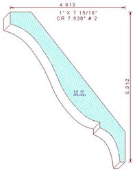 Crown Moulding 7-15/16" - 2