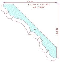 Crown Moulding 7-61/64"