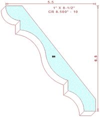 Crown 8-1/2" - 10 Crown 8-1/2" - 10