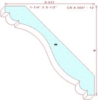 Crown 8-1/2" - 12 Crown 8-1/2" - 12