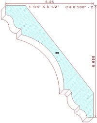 Crown 8-1/2" - 2 Crown 8-1/2" - 2