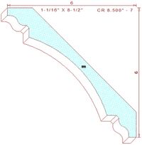 Crown 8-1/2" - 7 Crown 8-1/2" - 7