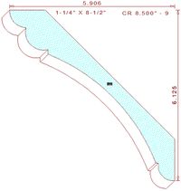 Crown 8-1/2" - 9 Crown 8-1/2" - 9