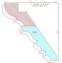 Crown Moulding 8-3/4" - 1
