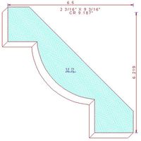 Crown Moulding 9-3/16" Crown Moulding 9-3/16"
