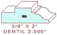 Dentil 2" Dentil 2"