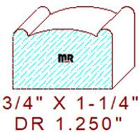 Face Frame Moulding 1-1/4"