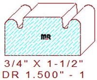 Face Frame Moulding 1-1/2" - 1 Face Frame Moulding 1-1/2" - 1