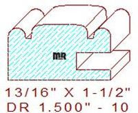 Drawer Front Moulding 1-1/2" - 10