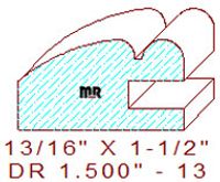 Drawer Front Moulding 1-1/2" - 13