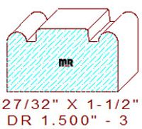 Face Frame Moulding 1-1/2" - 3 Face Frame Moulding 1-1/2" - 3