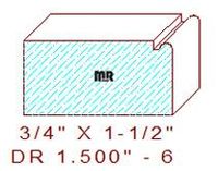 Face Frame Moulding 1-1/2" - 6 Face Frame Moulding 1-1/2" - 6