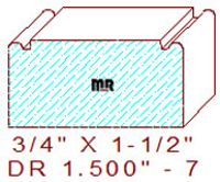 Face Frame Moulding 1-1/2" - 7 Face Frame Moulding 1-1/2" - 7