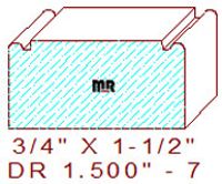 Face Frame Moulding 1-1/2" - 7