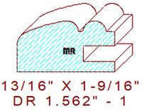 Drawer Front Moulding 1-9/16" - 1 Drawer Front Moulding 1-9/16" - 1