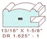 Cabinet Door Stile/Rail 1-5/8" - 1