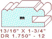 Drawer Front Moulding 1-3/4" - 12