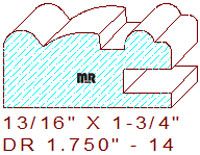 Drawer Front Moulding 1-3/4" - 14 Drawer Front Moulding 1-3/4" - 14