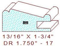 Drawer Front Moulding 1-3/4" - 17 Drawer Front Moulding 1-3/4" - 17