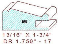 Drawer Front Moulding 1-3/4" - 17