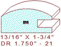 Drawer Front Moulding 1-3/4" - 21 Drawer Front Moulding 1-3/4" - 21