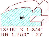 Drawer Front Moulding 1-3/4" - 27 Drawer Front Moulding 1-3/4" - 27
