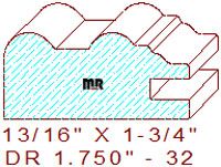 Drawer Front Moulding 1-3/4" - 32 Drawer Front Moulding 1-3/4" - 32