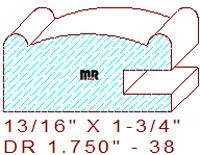 Drawer Front Moulding 1-3/4" - 38 Drawer Front Moulding 1-3/4" - 38