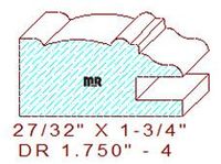 Cabinet Drawer Front 1-3/4" - 4 Cabinet Drawer Front 1-3/4" - 4