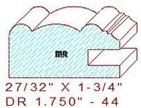 Drawer Front Moulding 1-3/4" - 44 Drawer Front Moulding 1-3/4" - 44